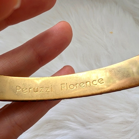 *Vintage๐Genuine Italian ๐ฎ๐น Leather and Rhinestone bracelets (from Florence) - Picture 5 of 6